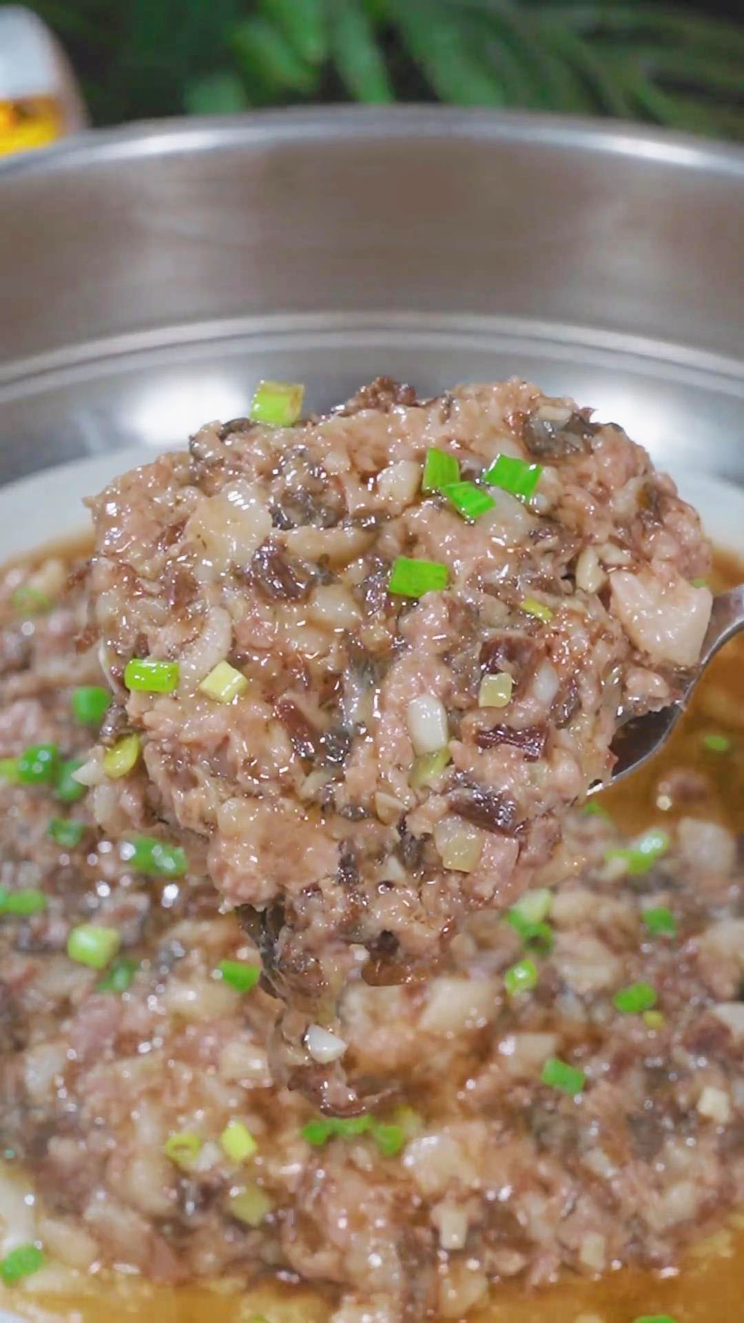 Steamed Minced Pork with Preserved Vegetables