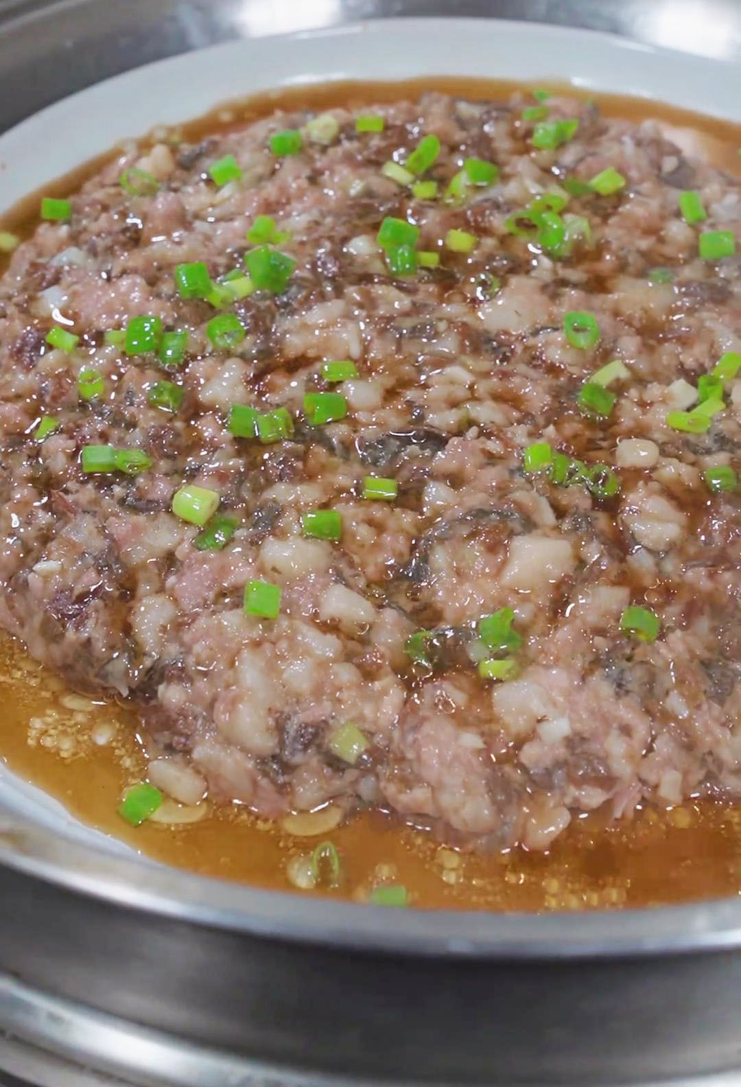 Steamed Minced Pork with Preserved Vegetables2