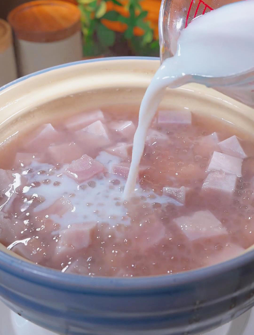 Stir in coconut milk