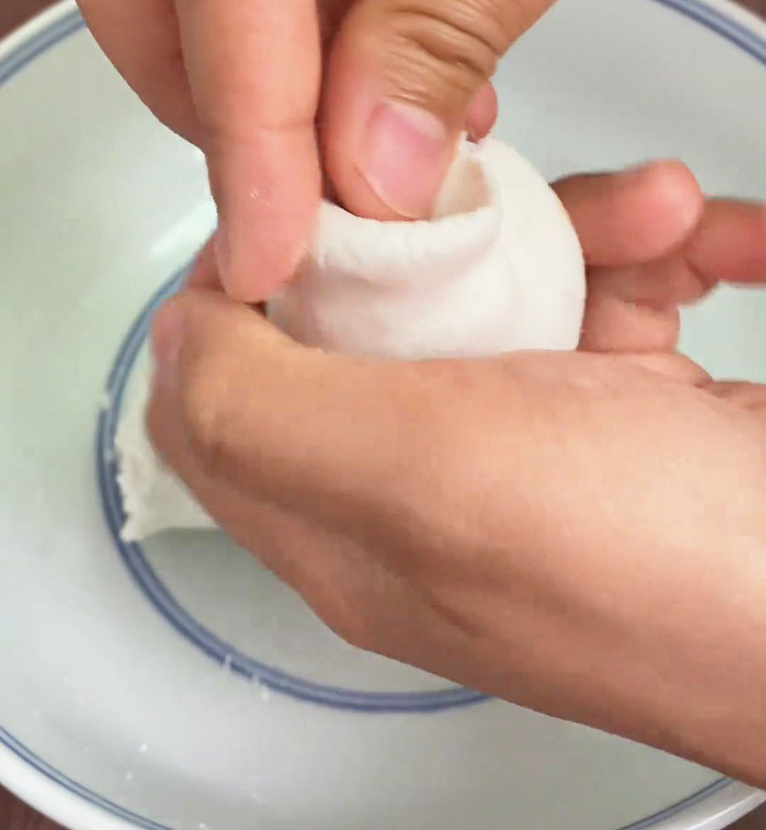 pinch the edges around the filling