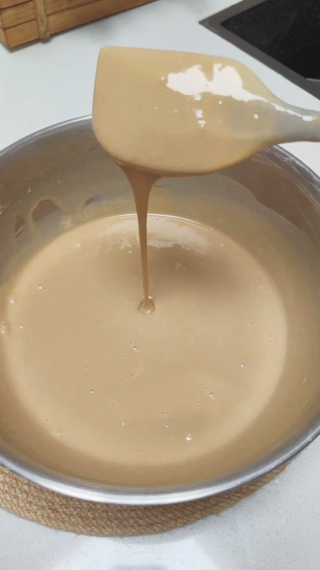 The batter should be flowing