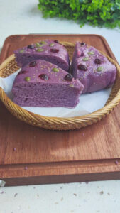 Purple Sweet Potato Steamed Cake3
