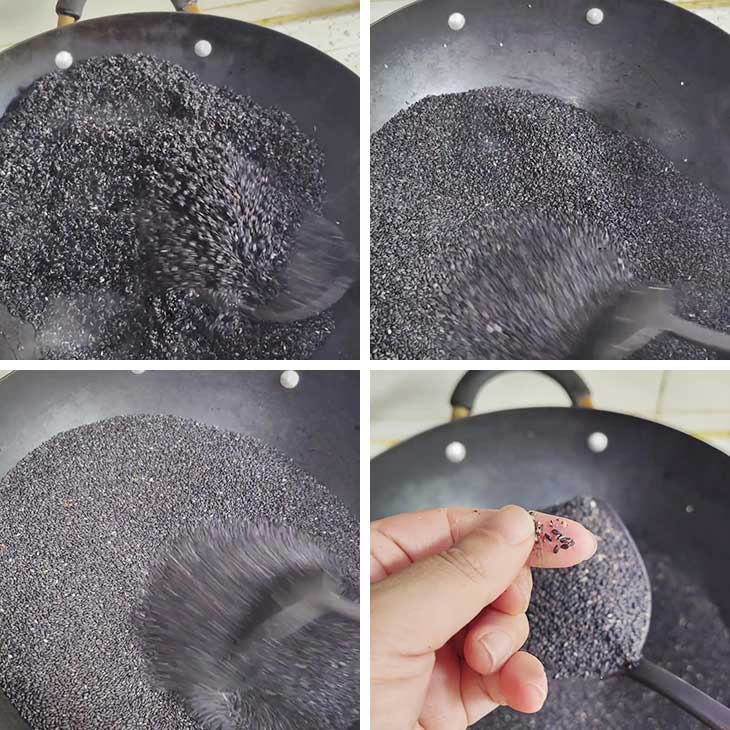 Toast the Sesame Seeds