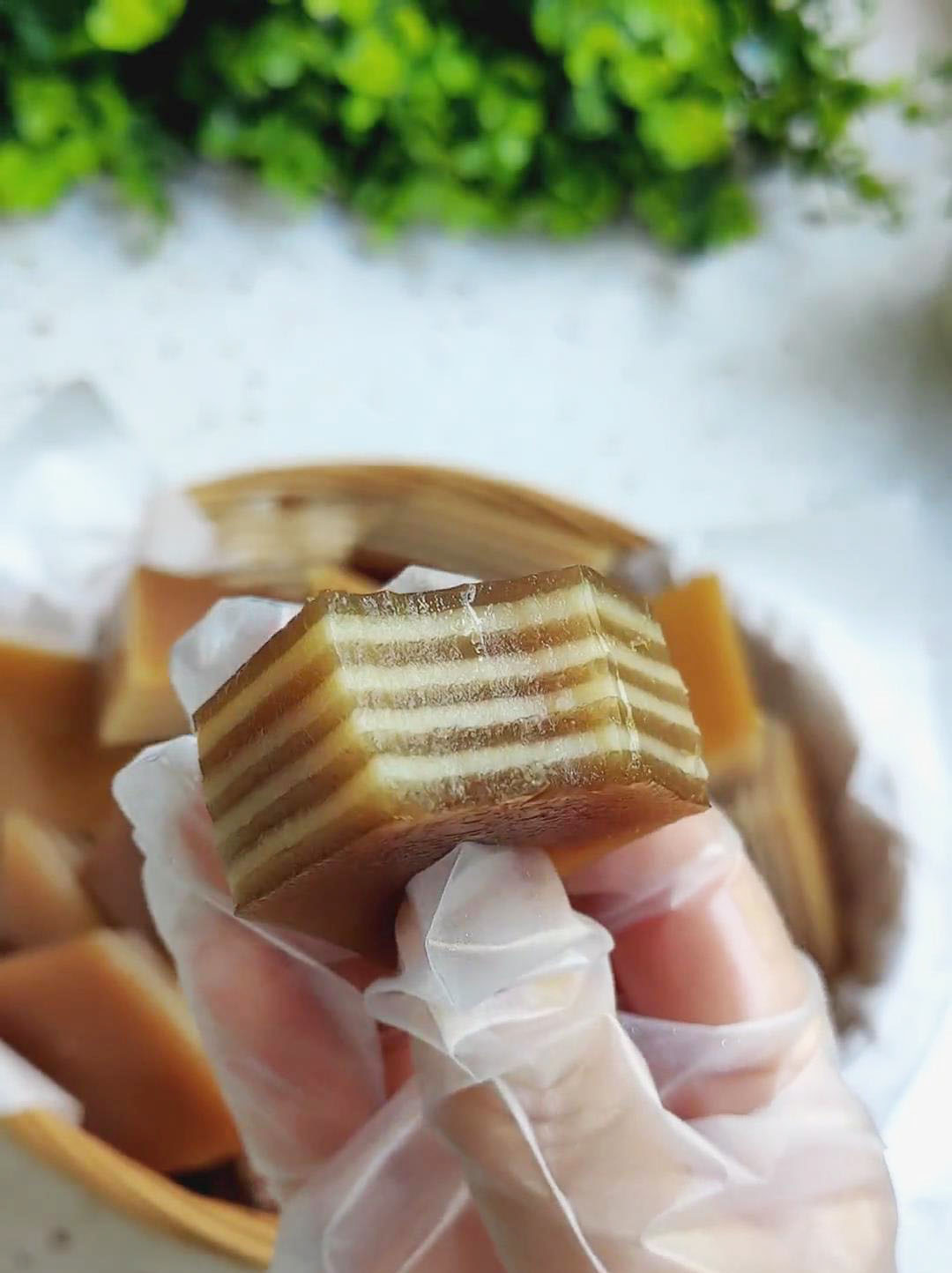 Water Chestnut Cake with Coconut Milk3 Water Chestnut Cake with Coconut Milk3