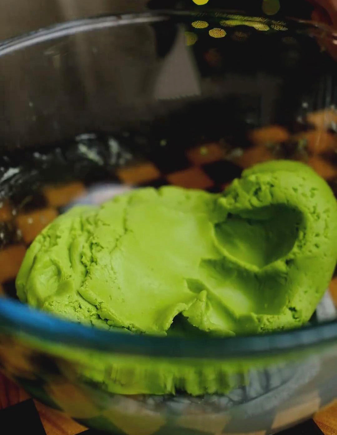 knead the mixture into a smooth dough