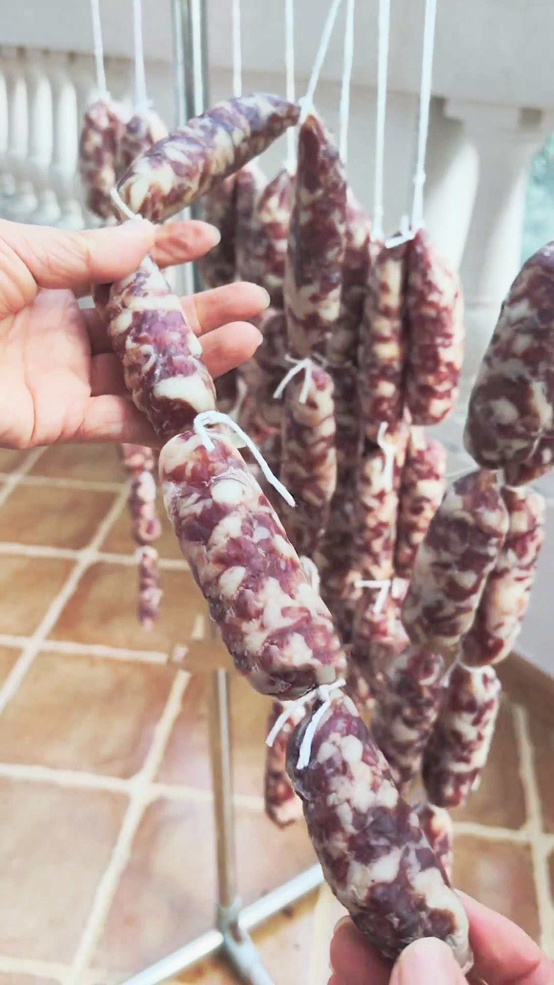 Check the sausages daily