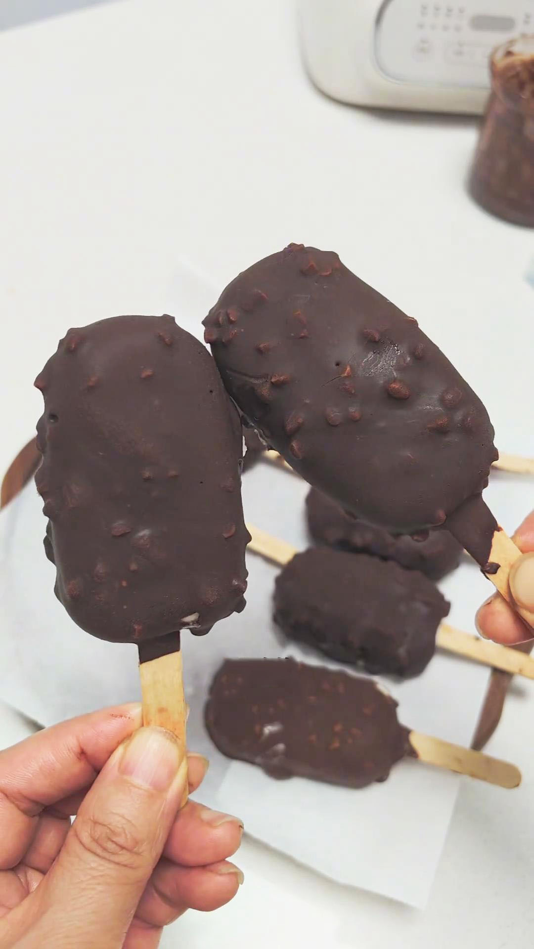 Chocolate Popsicles Chocolate Popsicles