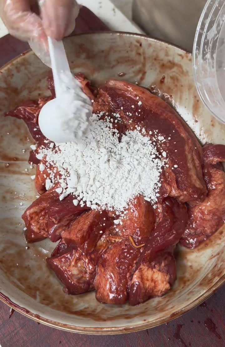 Coat with Sweet Potato Starch