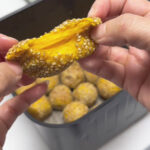 Pumpkin Sesame Mochi Balls3