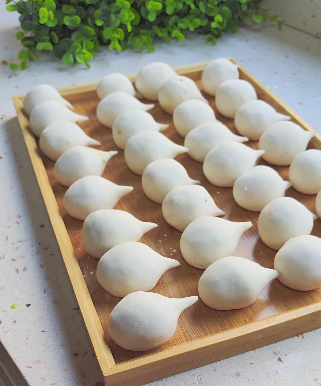 Savory Tang Yuan before cooking