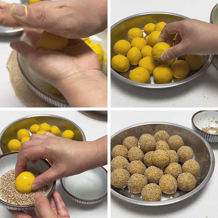 Shape the Sesame Balls