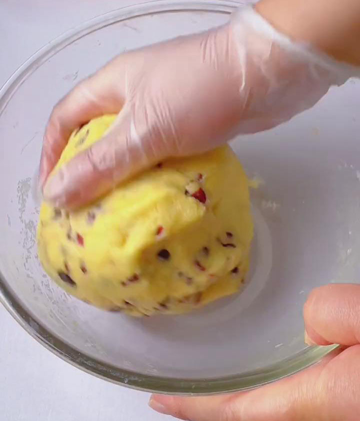 Gently knead the mixture