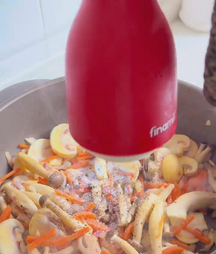 Season the vegetables