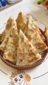 Yeasted Scallion Pancakes