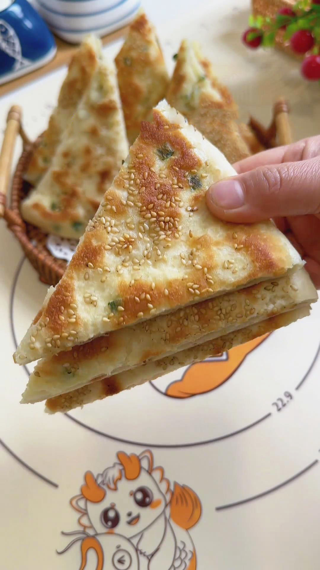 Yeasted Scallion Pancakes (2) Yeasted Scallion Pancakes (2)