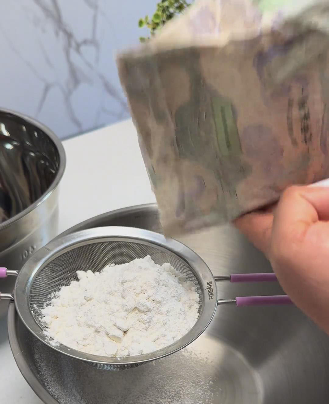 Sift Dry Ingredients