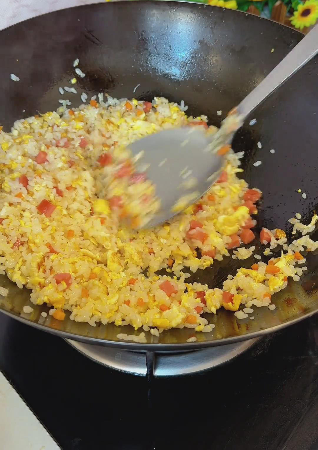 Stir fry on high heat for 1–2 minutes