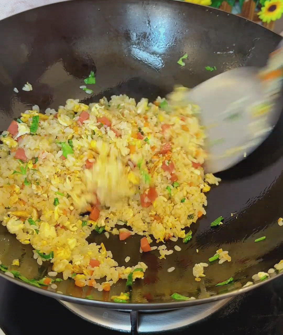 stir fry for another 10 seconds