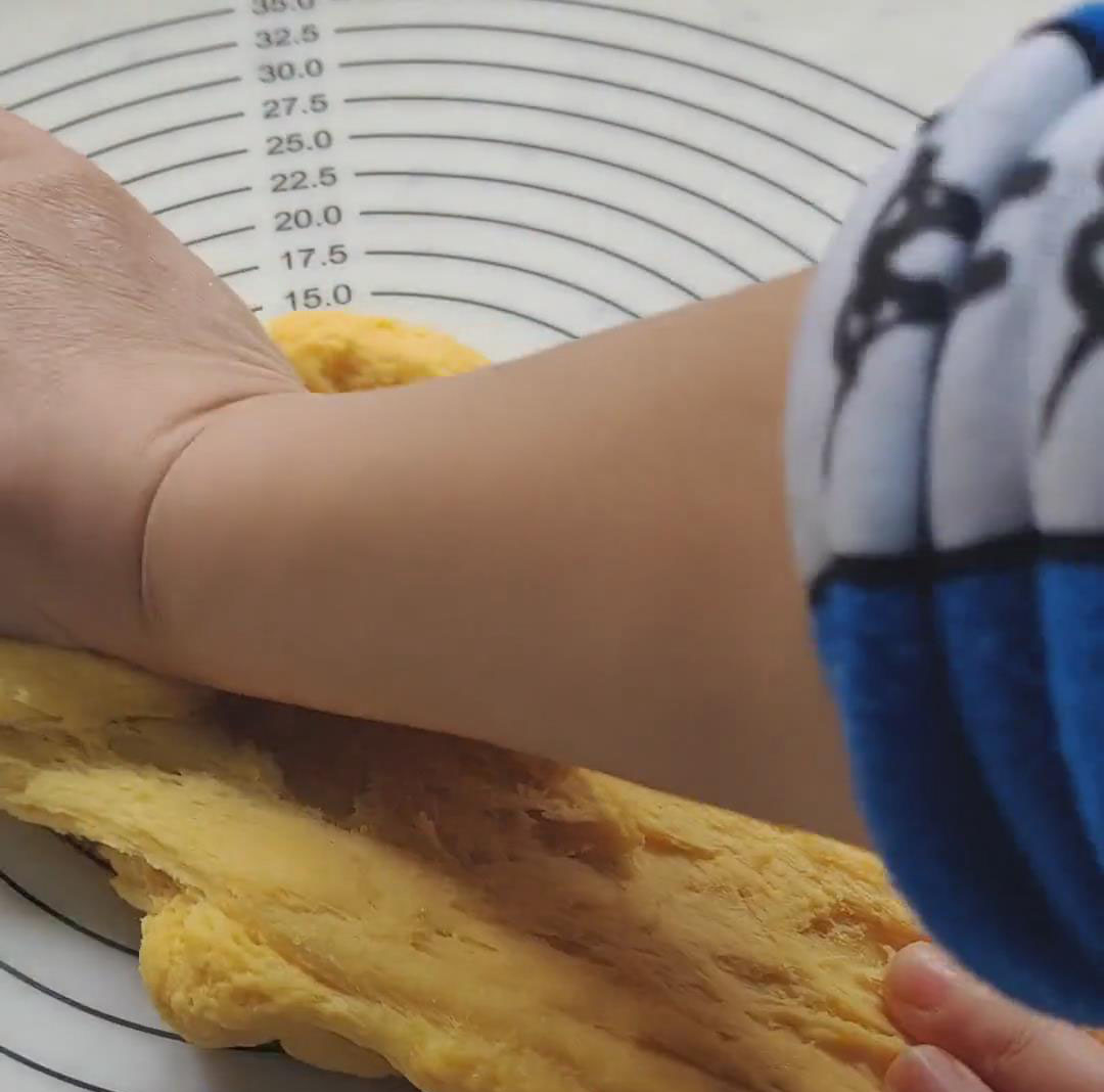 Knead it repeatedly using a motion similar to hand washing clothes