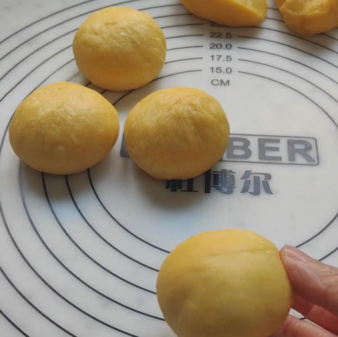 Shape each piece into a round ball