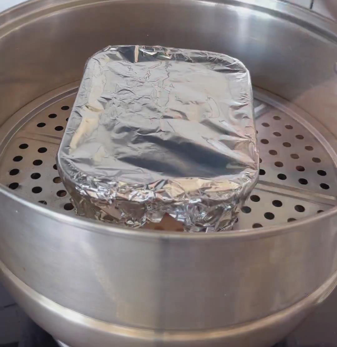 Cover tightly with foil Cover tightly with foil