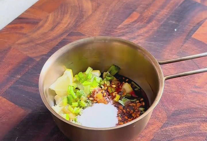 Make the dressing Make the dressing