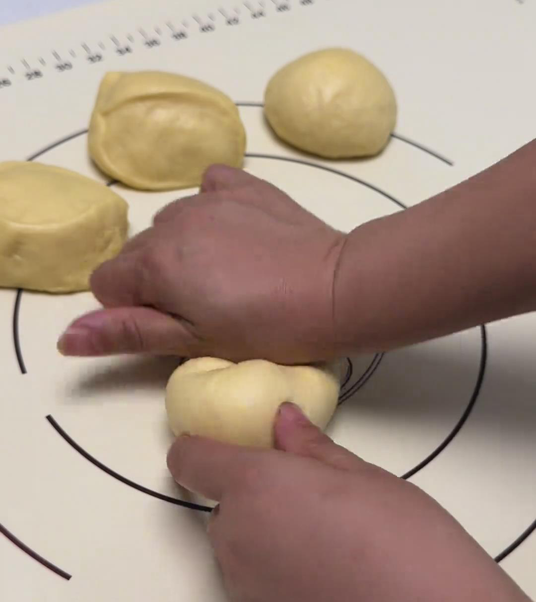 shape them into smooth balls shape them into smooth balls