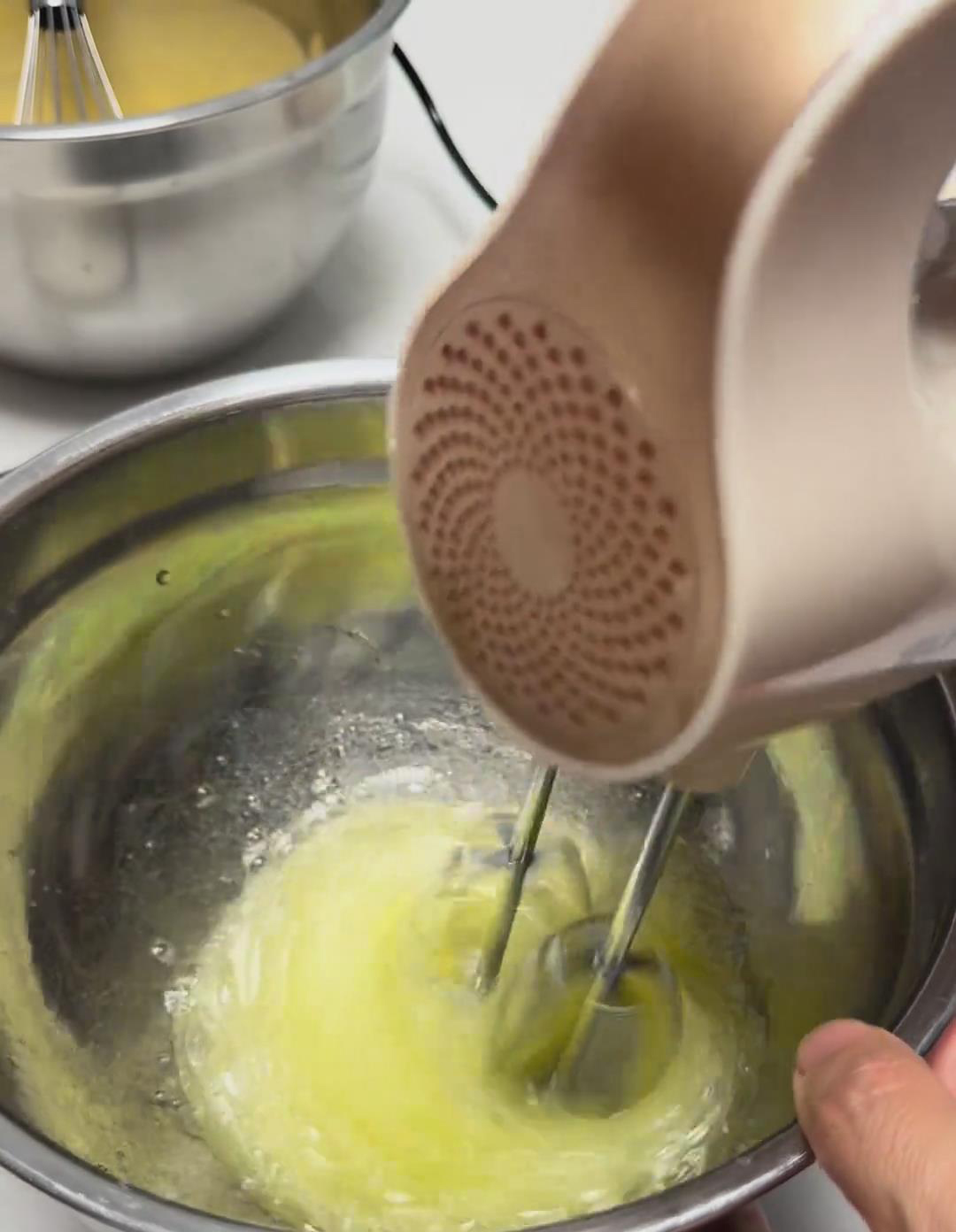 start beating on medium-high speed start beating on medium high speed