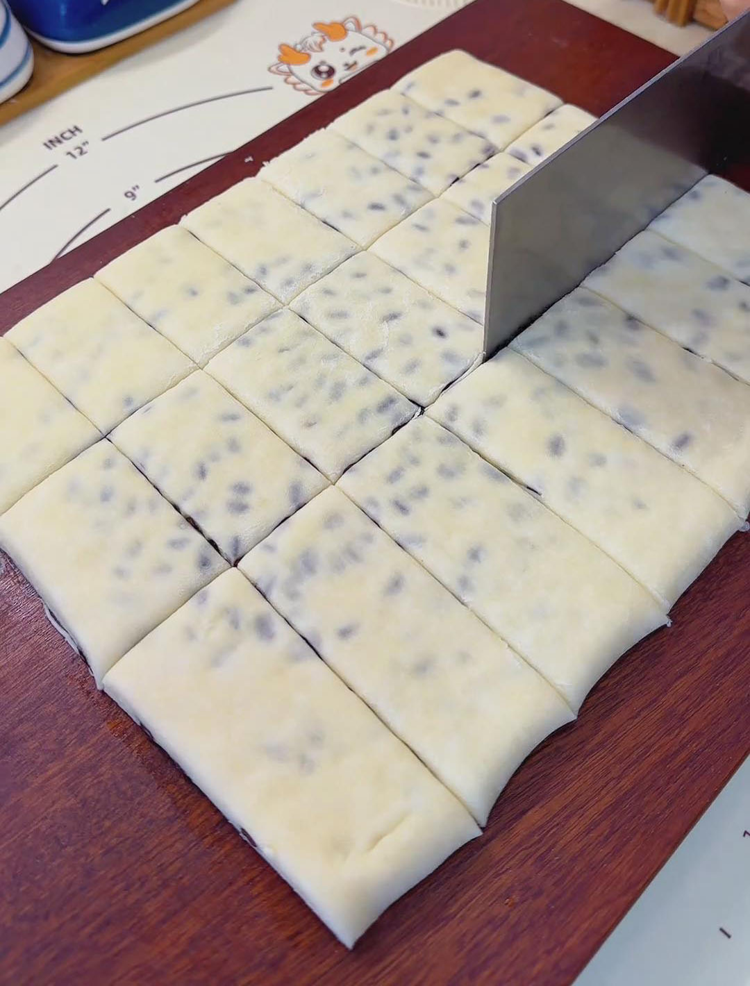 Cut into desired shapes Cut into desired shapes