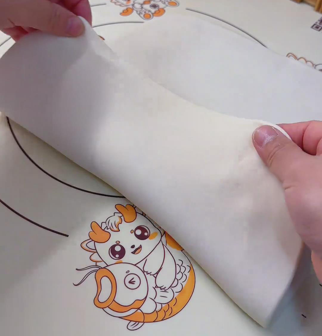 Fold both short ends toward the center1 Fold both short ends toward the center1