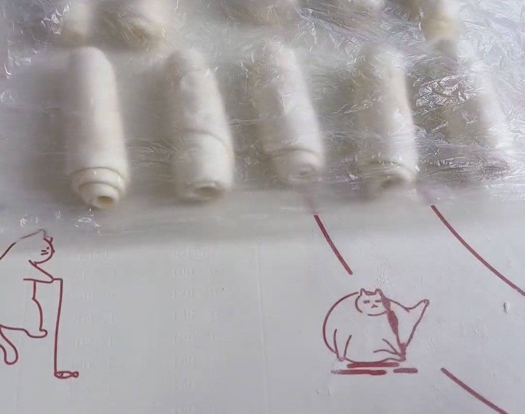 Let all the rolled dough rest for 10 minutes