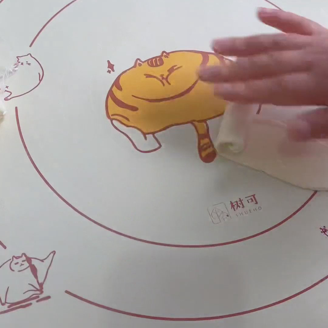 Roll it up tightly once more from one end