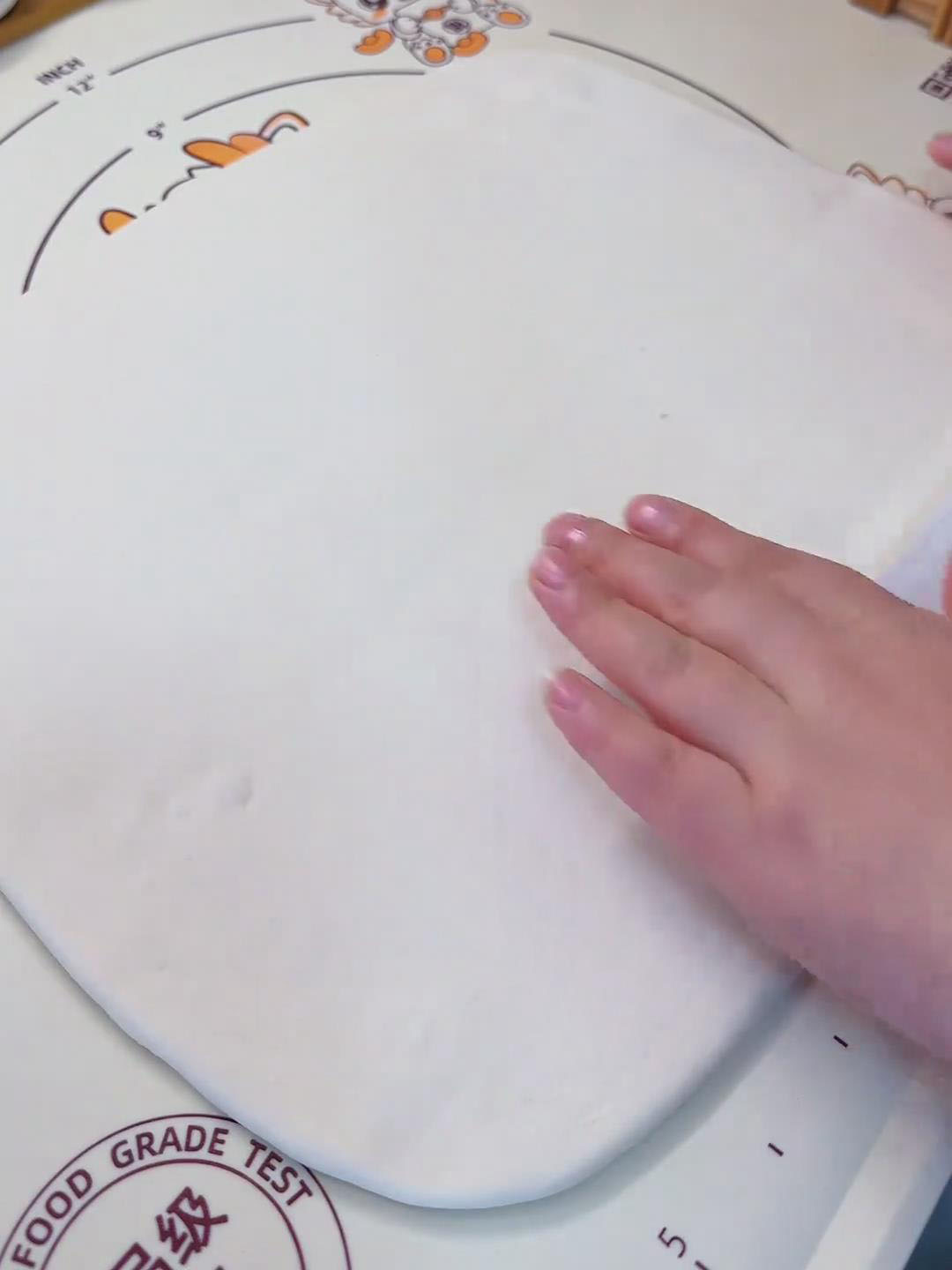 Roll the dough into a rectangular sheet2 Roll the dough into a rectangular sheet2