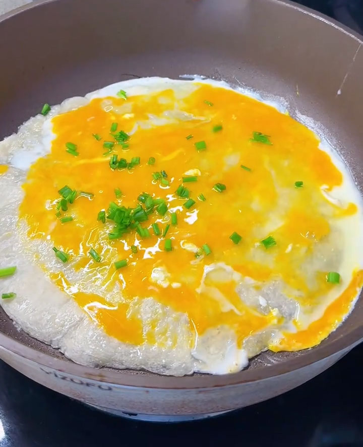 Sprinkle with chopped scallions