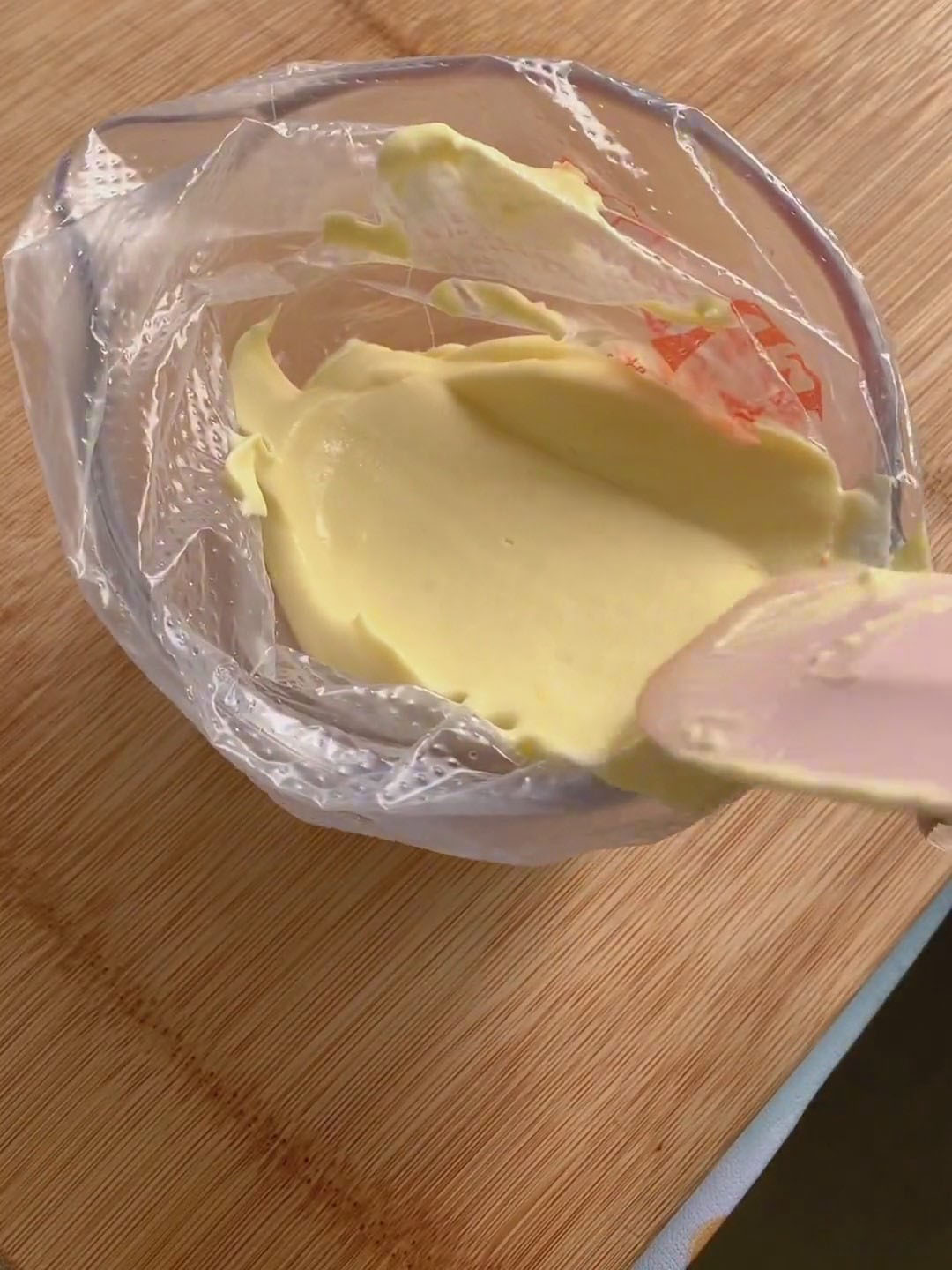 Transfer the whipped cream to a piping bag