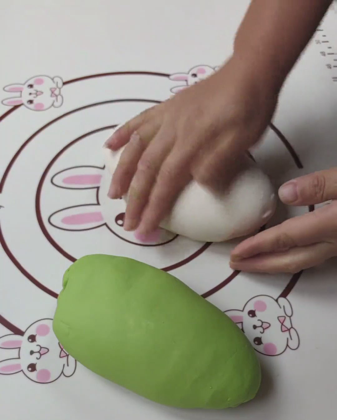 knead on the work surface for about 10–15 minutes until smooth, elastic, and evenly textured knead on the work surface for about 10–15 minutes until smooth, elastic, and evenly textured