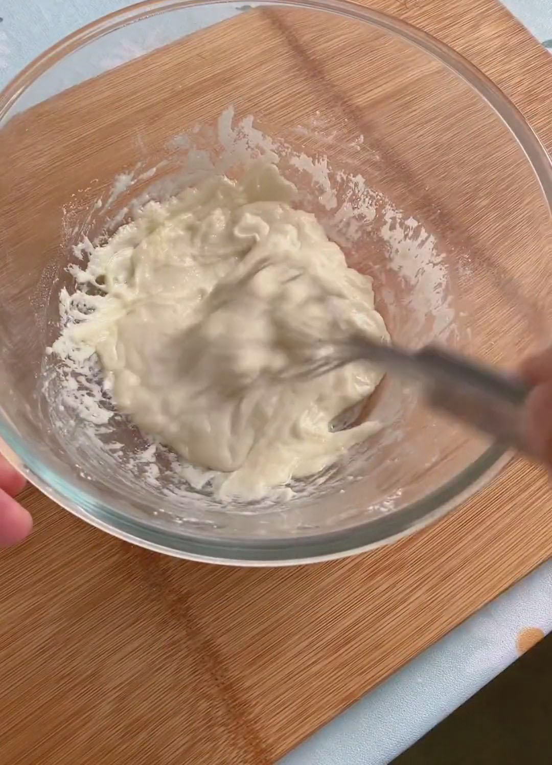 mix gently using a Z motion