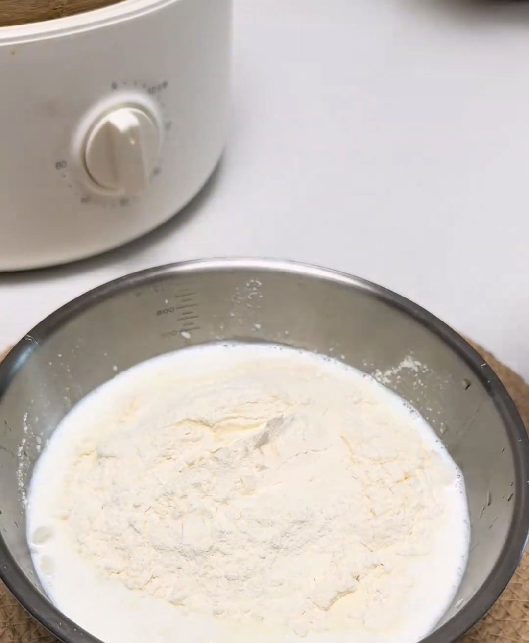 Add the all purpose flour