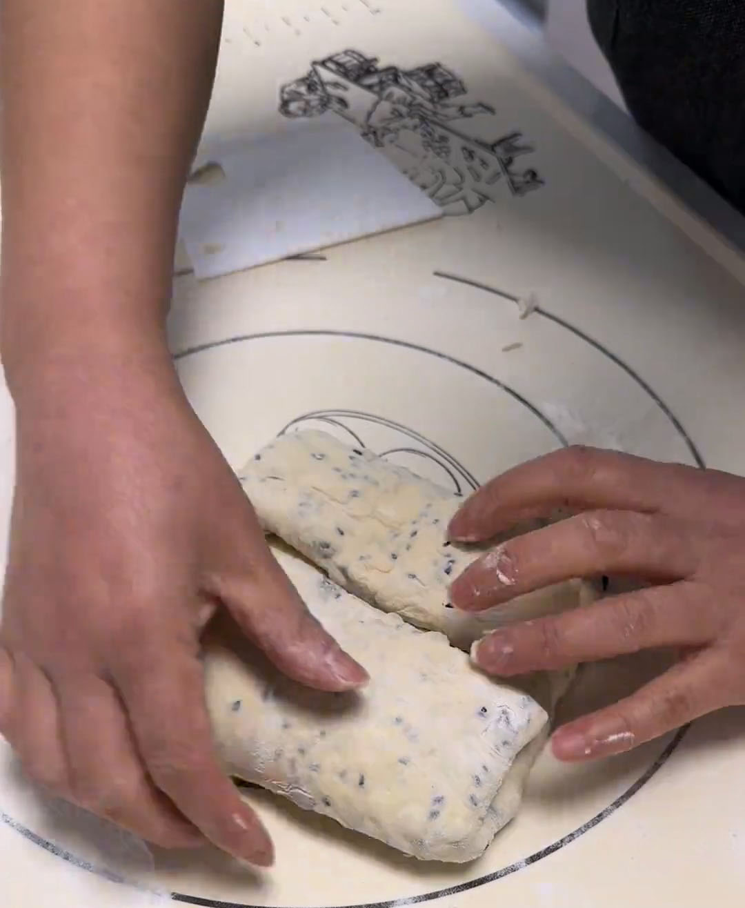 Fold both ends inward Fold both ends inward