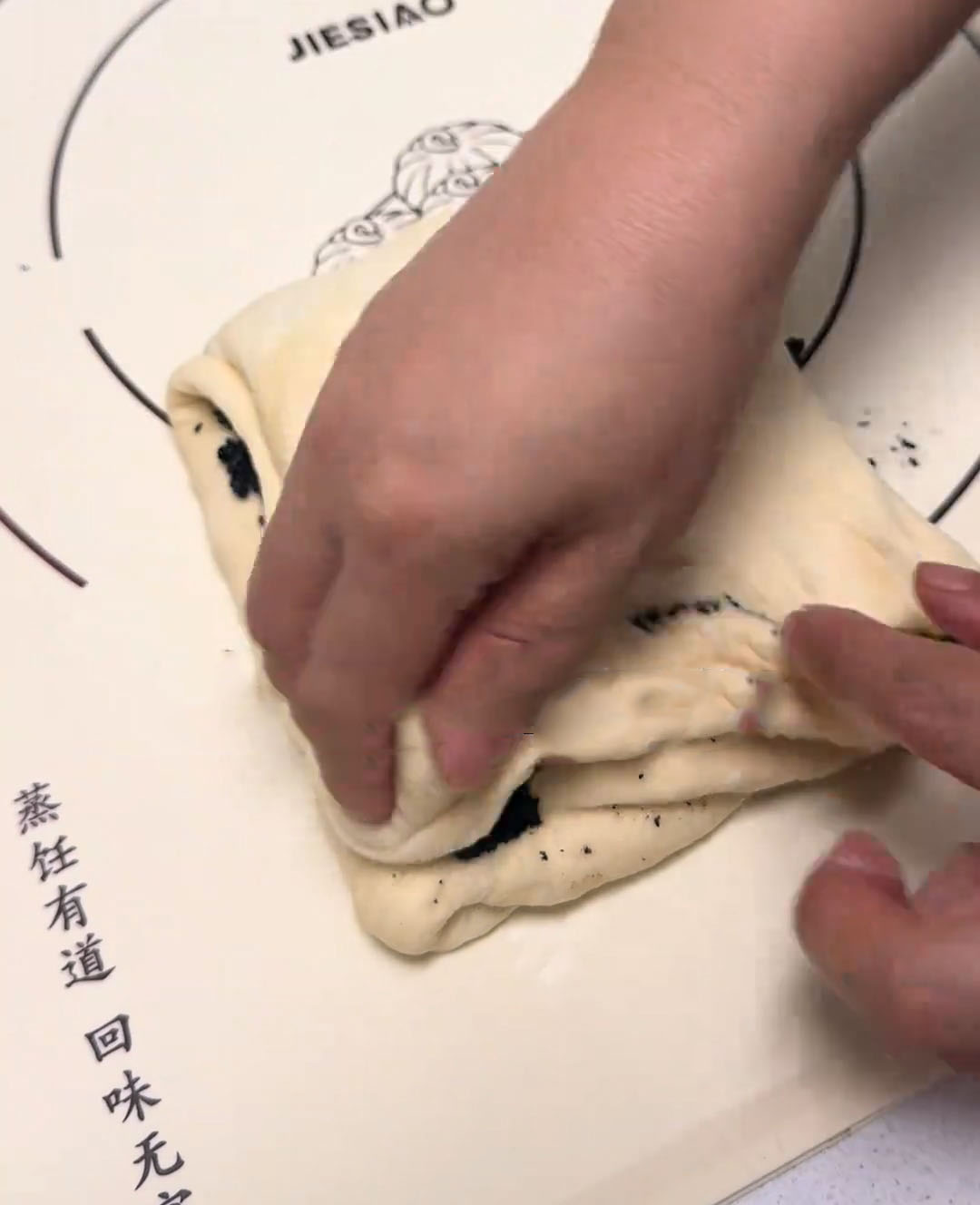 Fold once more to fully enclose the filling