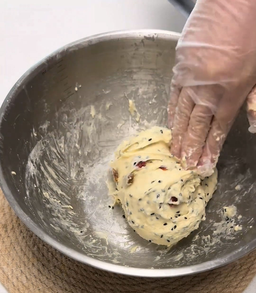 Fold the dough toward Fold the dough toward