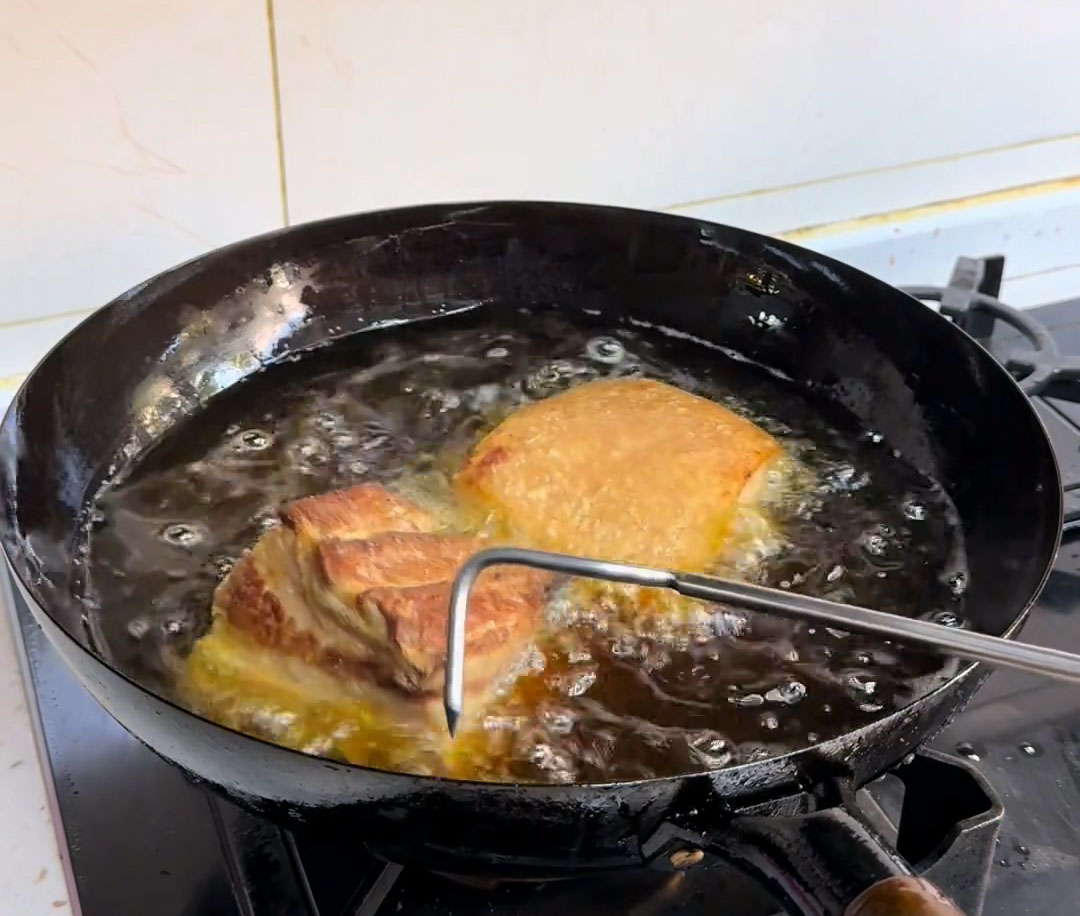 Frying the Pork