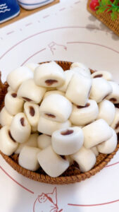 Mini Red Bean Steamed Buns (1)