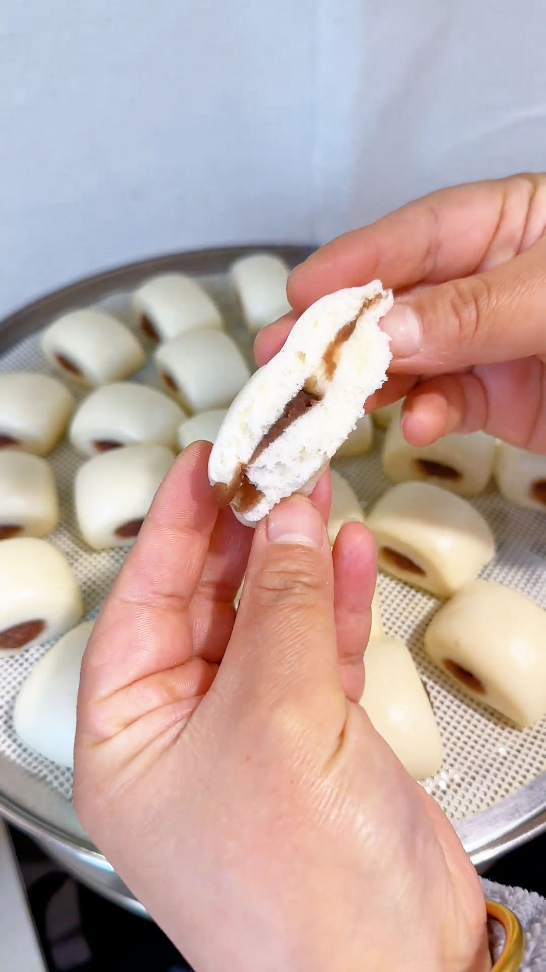 Mini Red Bean Steamed Buns (3) Mini Red Bean Steamed Buns (3)