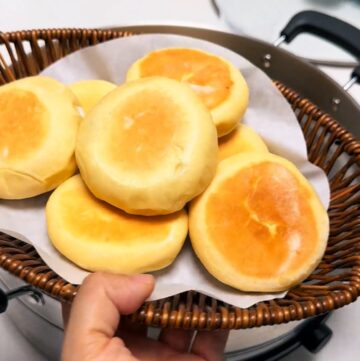 Pan Fried Red Bean Buns (1)
