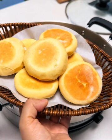 Pan Fried Red Bean Buns (1)