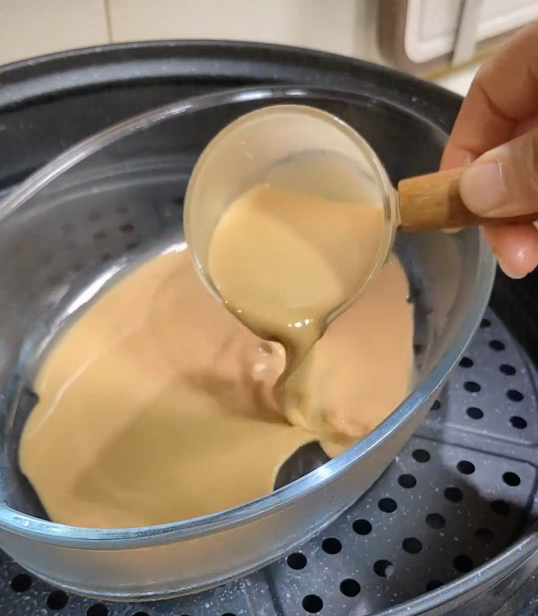 Pour a thin, even layer