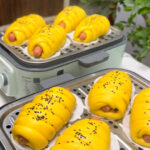 Pumpkin Steamed Hot Dog Buns (1)