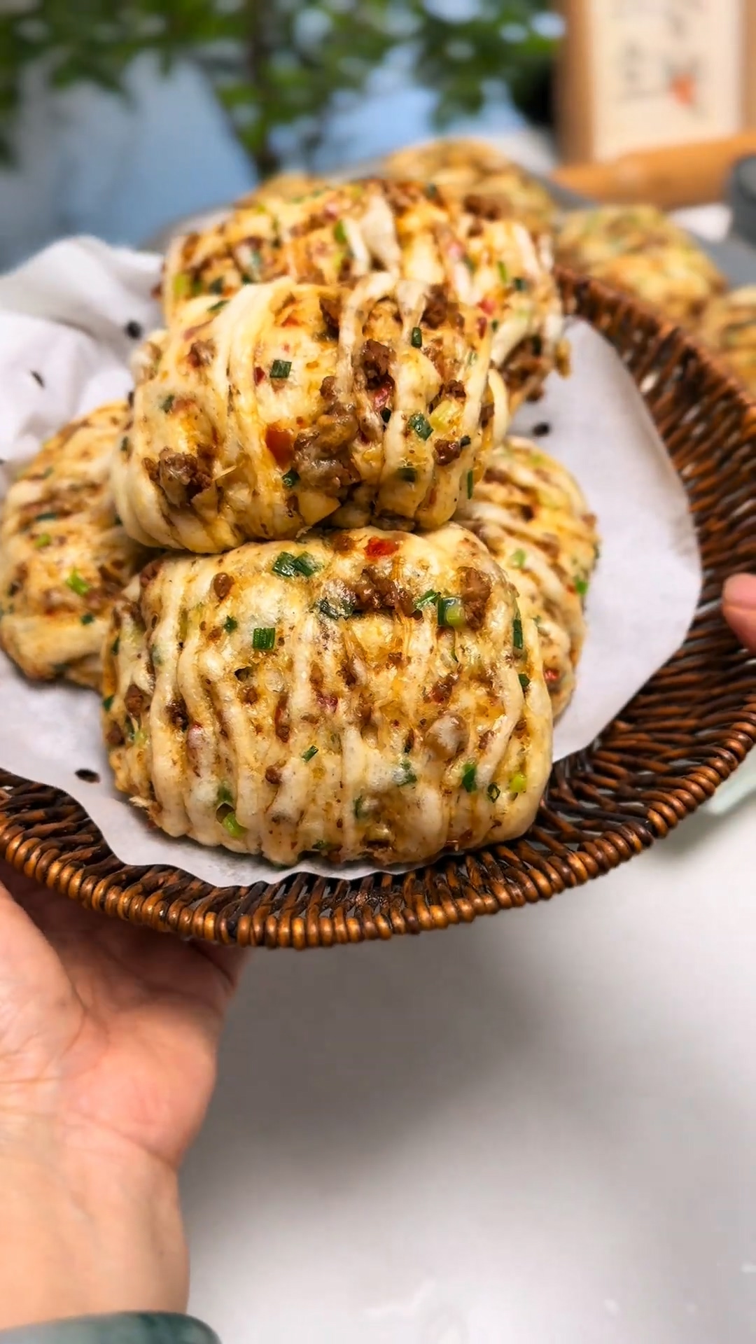 Spicy Pork Scallion Buns (1)