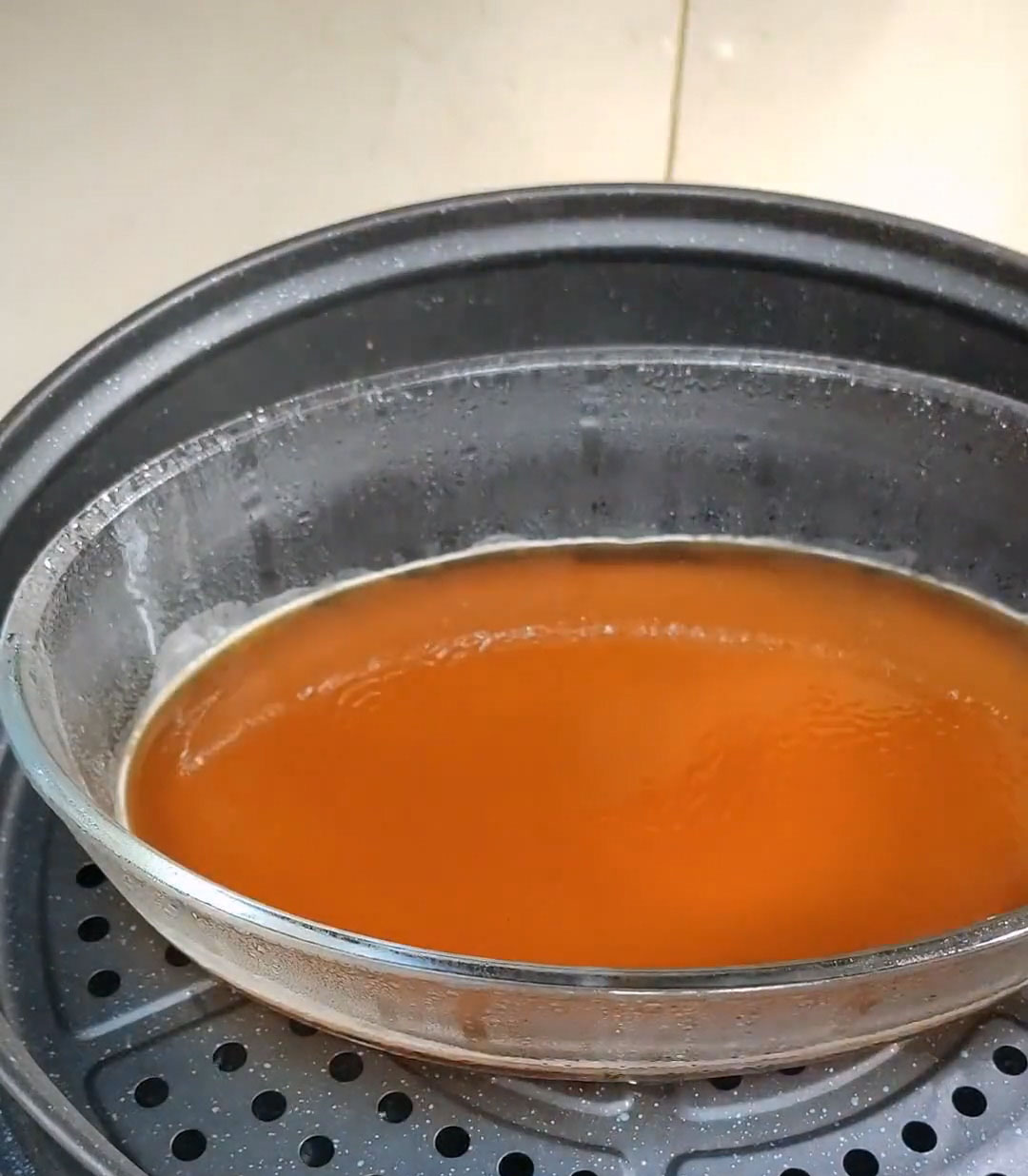 Steam this final layer